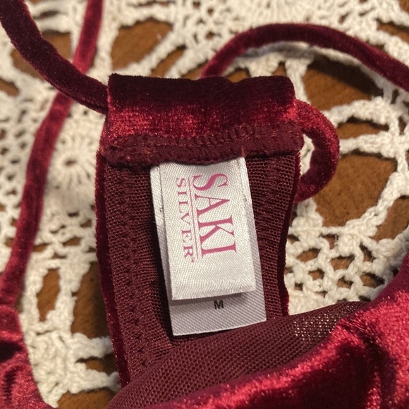 🌸NWT SAKI SILVER Tank Top Body Suit - ladi… - Picture 14 of 16